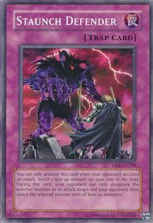 YuGiOh Dark Revelation 1 Common Staunch Defender DR1-EN208