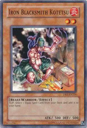 YuGiOh Dark Revelation 1 Common Iron Blacksmith Kotetsu DR1-EN226