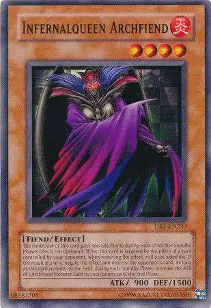 YuGiOh Dark Revelation 1 Common Infernalqueen Archfiend DR1-EN233