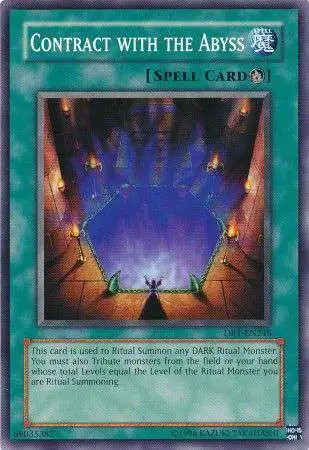 YuGiOh Dark Revelation 1 Common Contract with the Abyss DR1-EN248