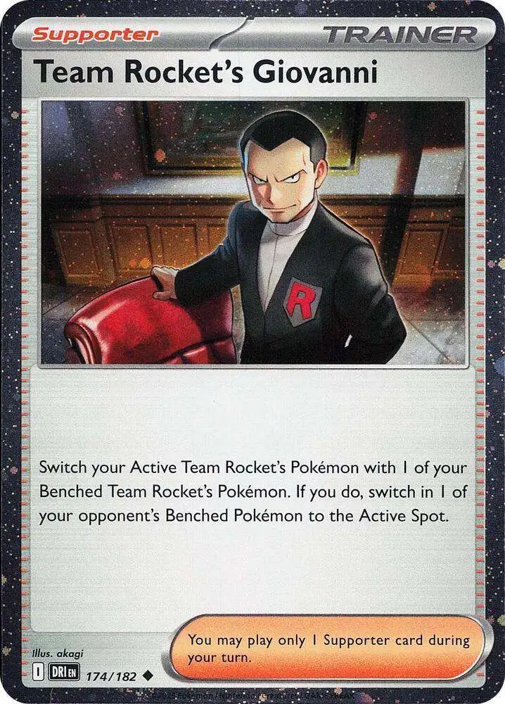pokemon giovanni card Pokemon Japanese Sv10 Glory Of Team Rocket 129 Team Rocket'S Giovanni  Special Art Rare PSA 9 MINT Cert #116065346 – Boxed Vinyl