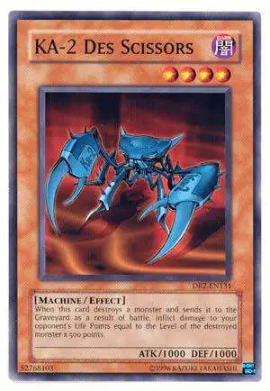 YuGiOh Dark Revelation 2 Common KA-2 Des Scissors DR2-EN131