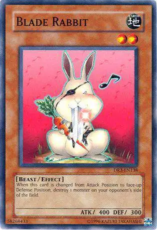 YuGiOh Dark Revelation 3 Common Blade Rabbit DR3-EN138