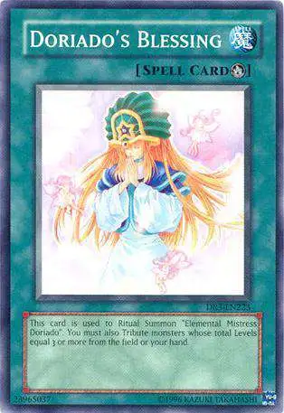 YuGiOh Dark Revelation 3 Common Doriado's Blessing DR3-EN223
