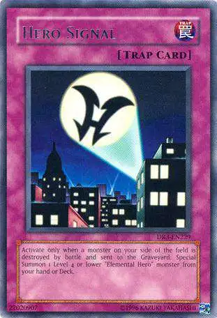 YuGiOh Dark Revelation 3 Rare Hero Signal DR3-EN229