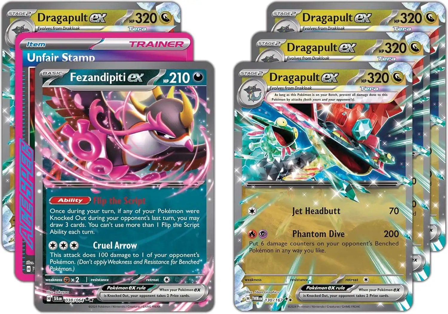 Pokemon Dragapult ex League Battle Deck 60-Card Deck, Deck