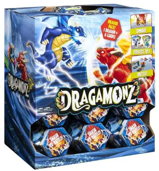 Dragon Multi 3-Pack Collectible Figure and Trading Card Game Dragamonz for 5 