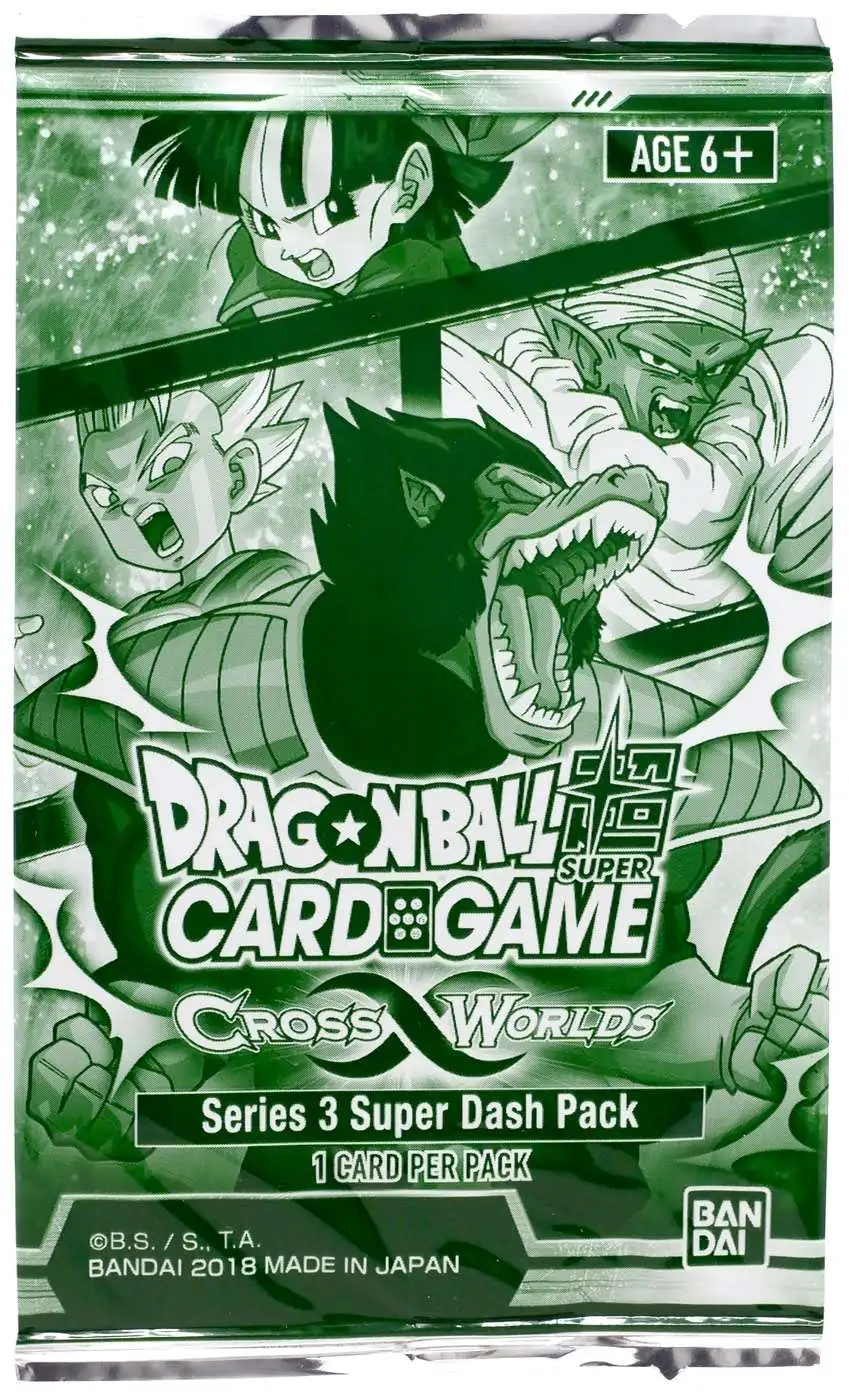 Dragon Ball Super Trading Card Game Series 3 Cross Worlds Super Dash Pack