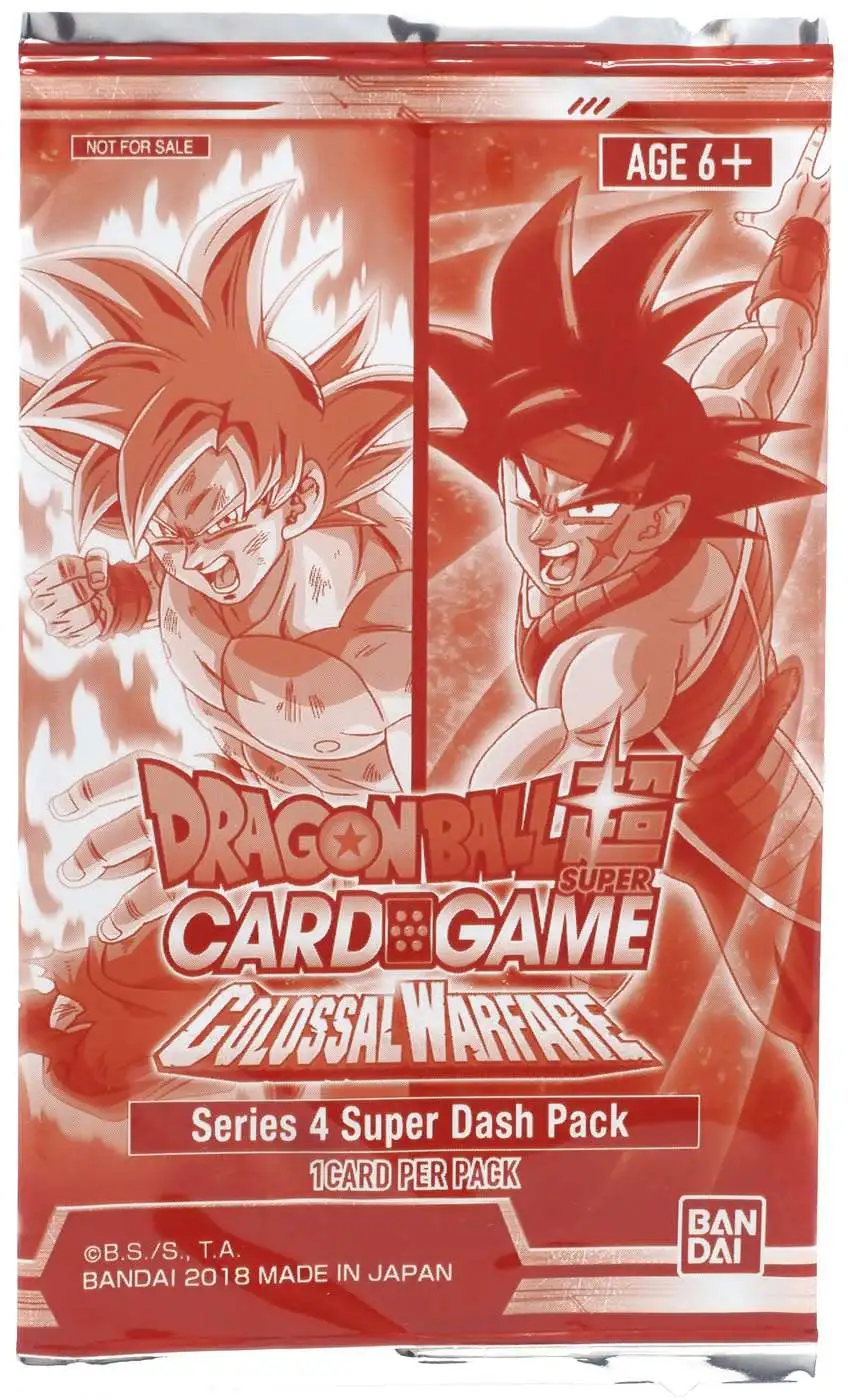 Dragon Ball Super Trading Card Game Series 4 Colossal Warfare Super Dash Pack