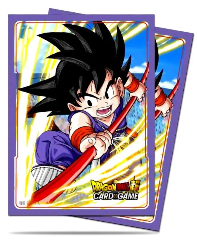 Ultra Pro Dragon Ball Super Explosive Spirit Son Goku Standard Card Sleeves [65 Count]