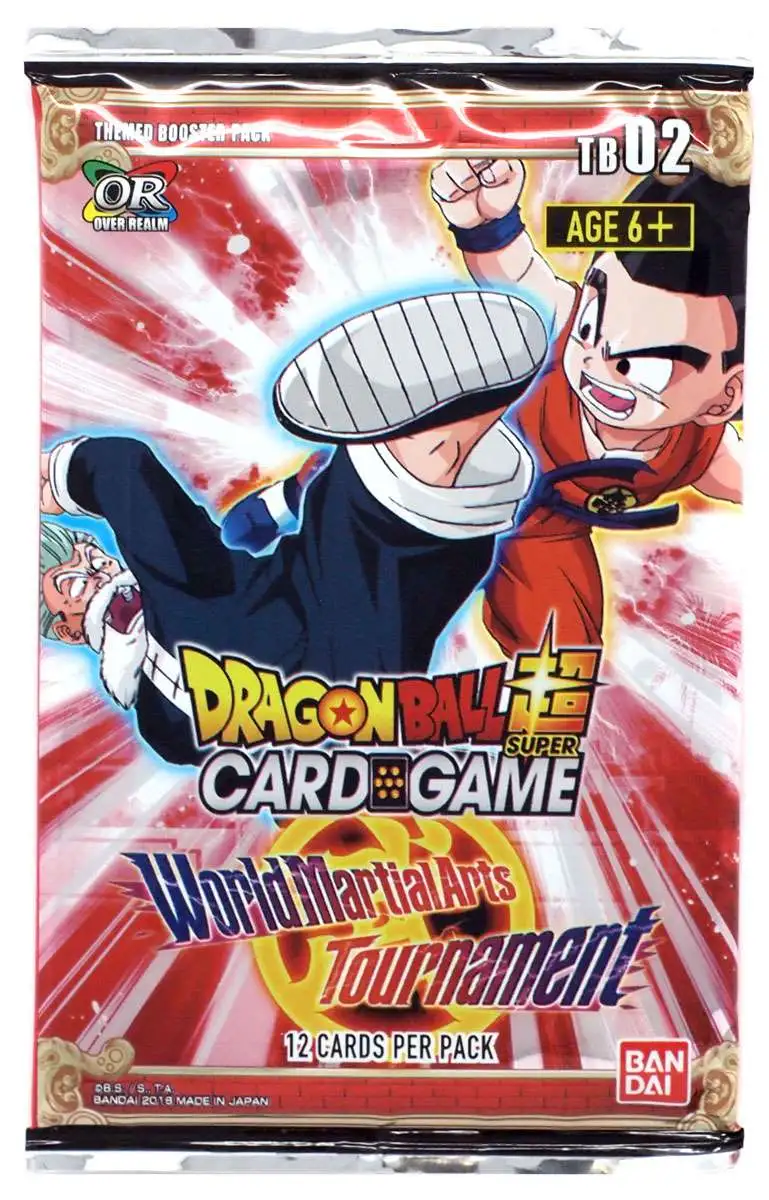 Lot 12 Cartes Dragon Ball Super Card Game Booster World Martial Arts Tournament 