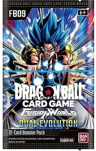 Dragon Ball Super Trading Card Game Fusion World 09 Dual Evolution Booster Pack FB09 [ENGLISH, 12 Cards] (Pre-Order ships March)