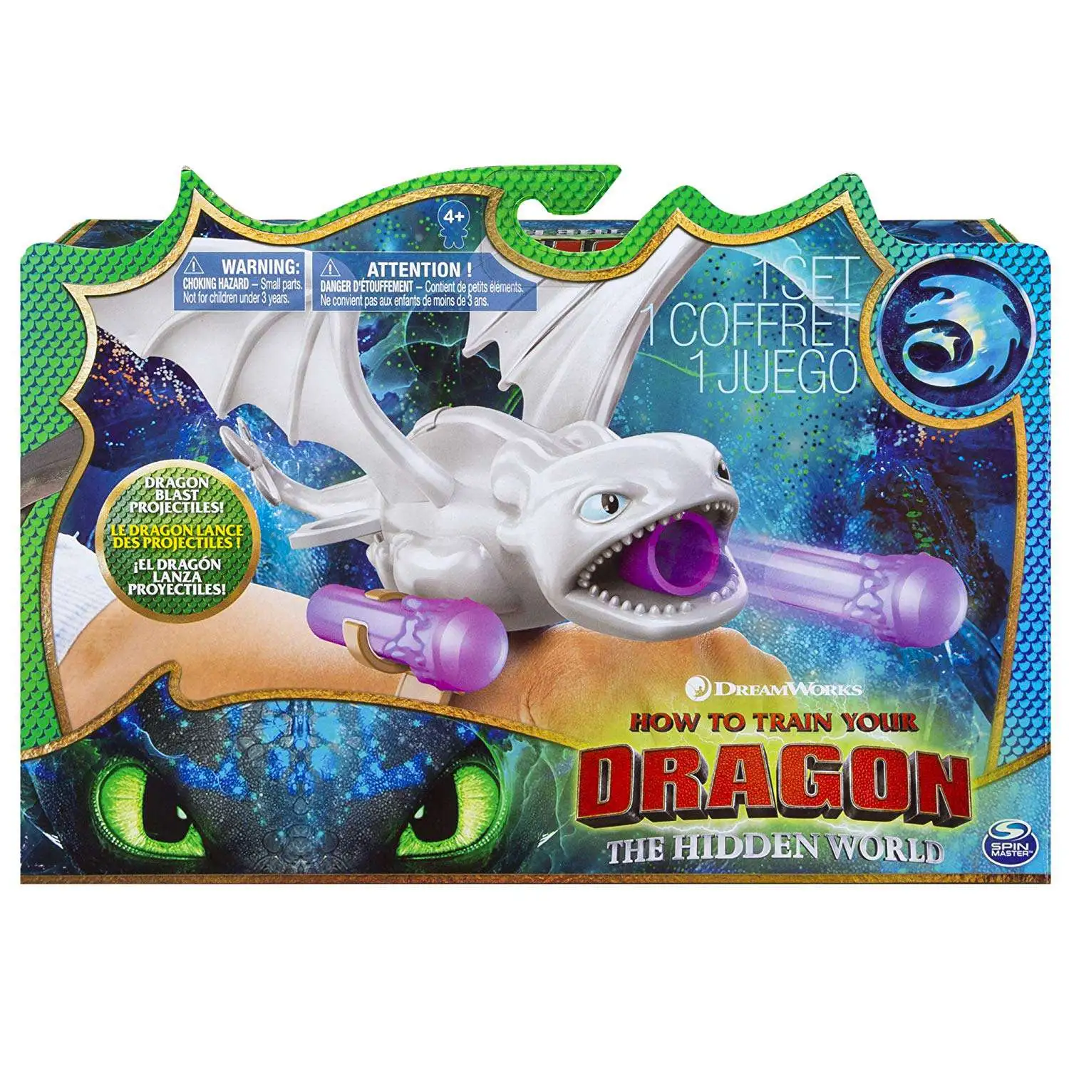 Hot Wheels Dragon Blast Play Set with Launcher for Heroic Action