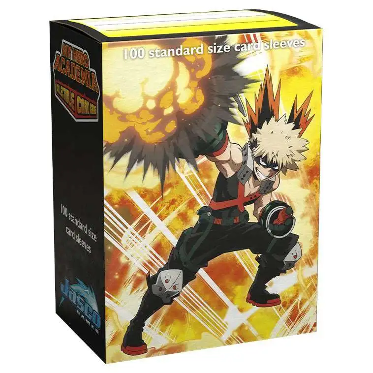 Card Supplies Dragon Shield Matte My Hero Academia Bakugo Explode Standard Card  Sleeves 100 Count Arcane Tinmen - ToyWiz