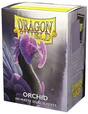 Card Supplies Dragon Shield Matte Orchid Standard Card Sleeves [100 Count]