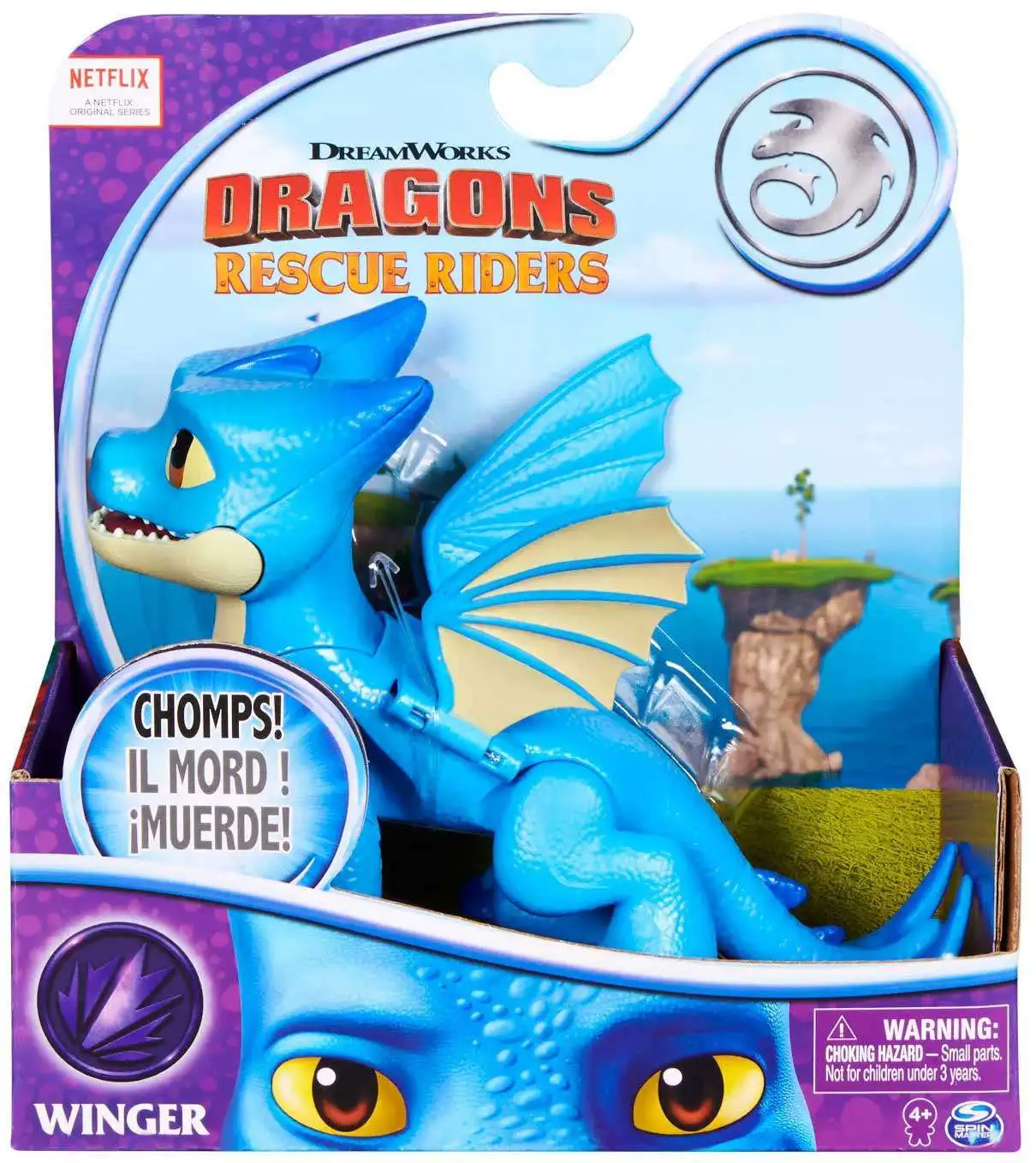 How to Train Your Dragon DreamWorks Dragons Winger Rescue Riders 3 inches 