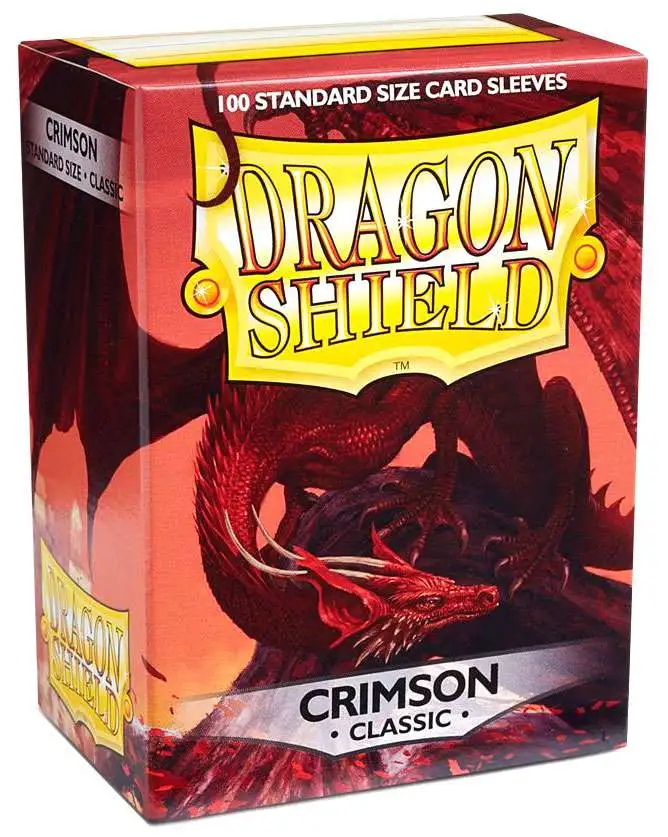 Dragon Shield Matte Crimson Shield Sleeves Free Shipping 100 