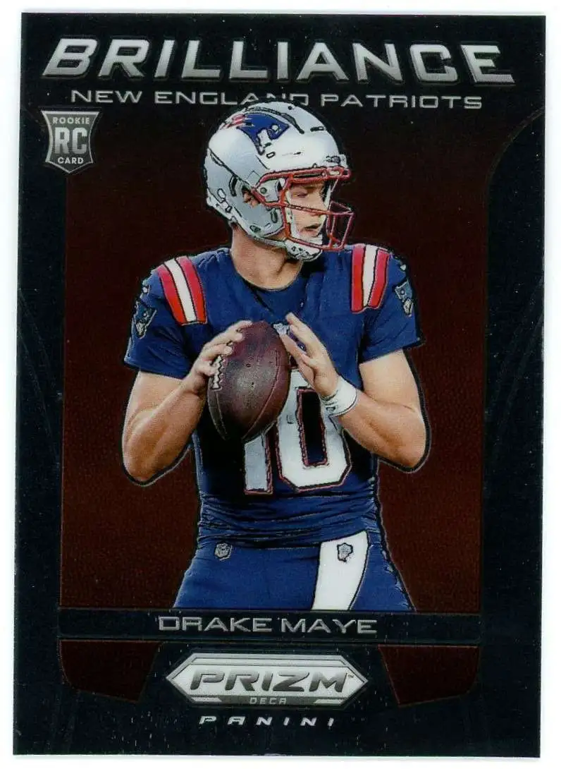 NFL 2024 Panini Prizm Deca Football Brilliance Drake Maye #19 [Rookie]