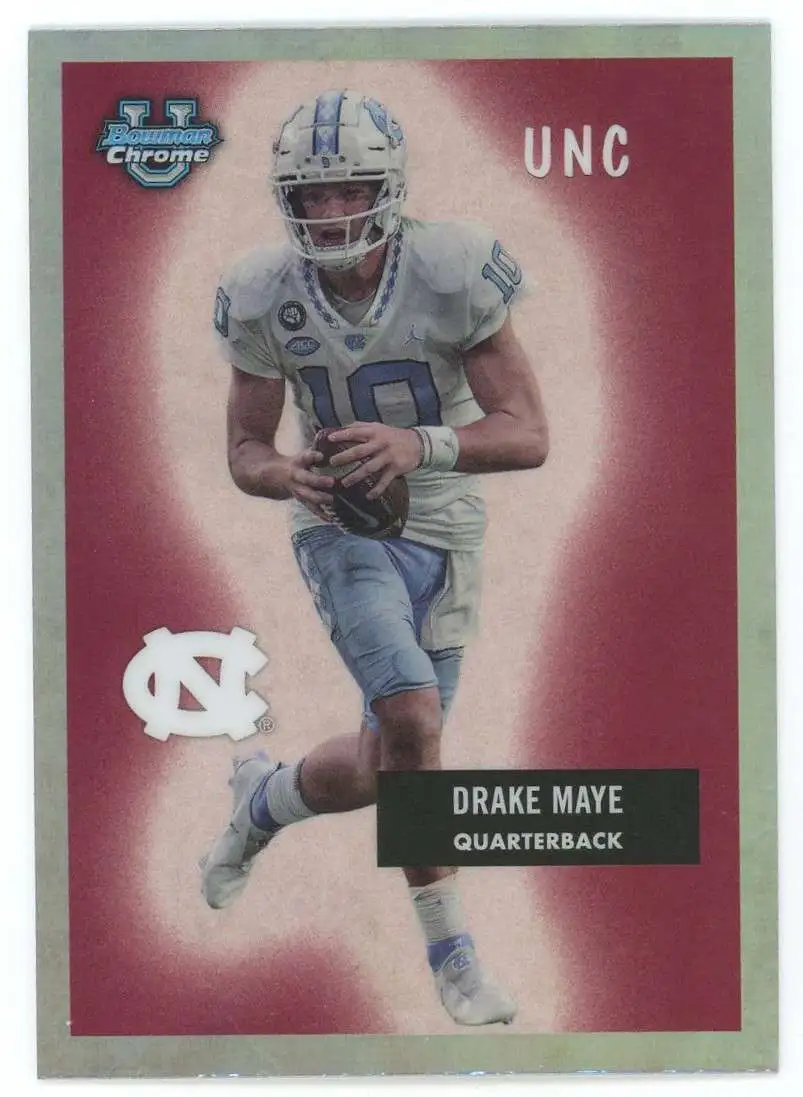 NFL 2023 Bowman Chrome U Drake Maye #55BF-17 [Rookie, 1955]