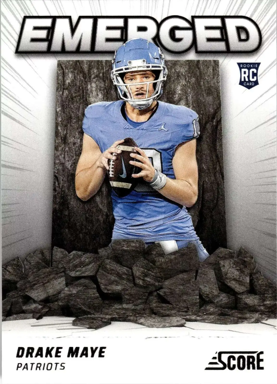 NFL 2024 Score Football Emerged Drake Maye EM-DME [Rookie]