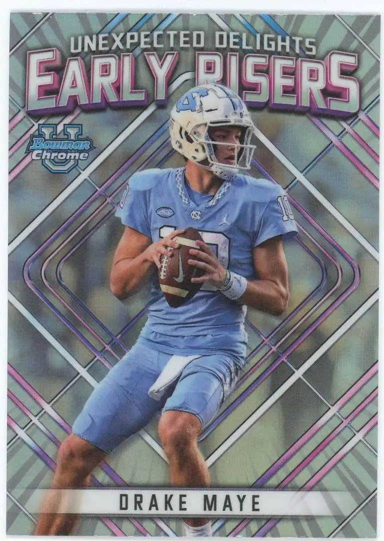 NFL 2023 Bowman Chrome U Drake Maye ER-2 [Rookie, Early Risers]