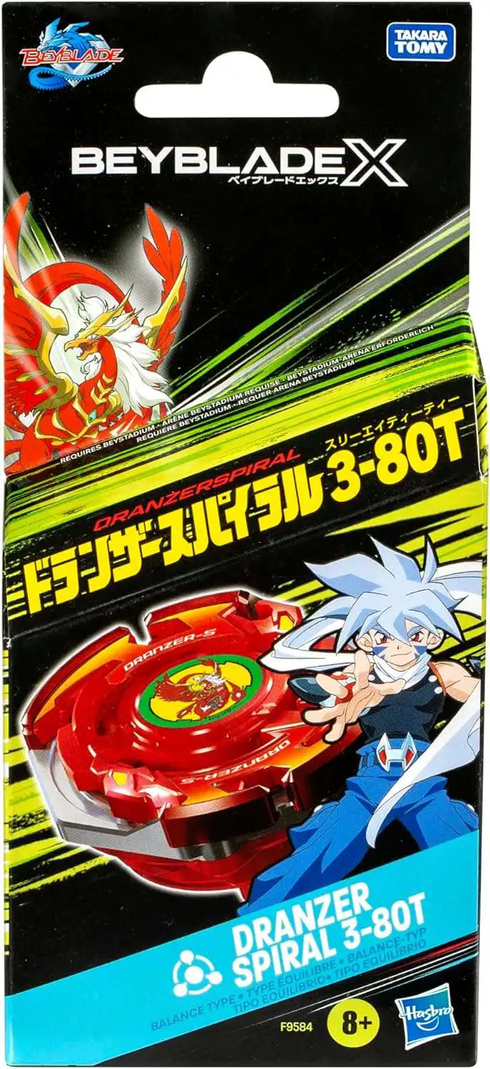 Beyblade X Dranzer Spiral 3-80T Starter Pack Set [Anniversary Edition]