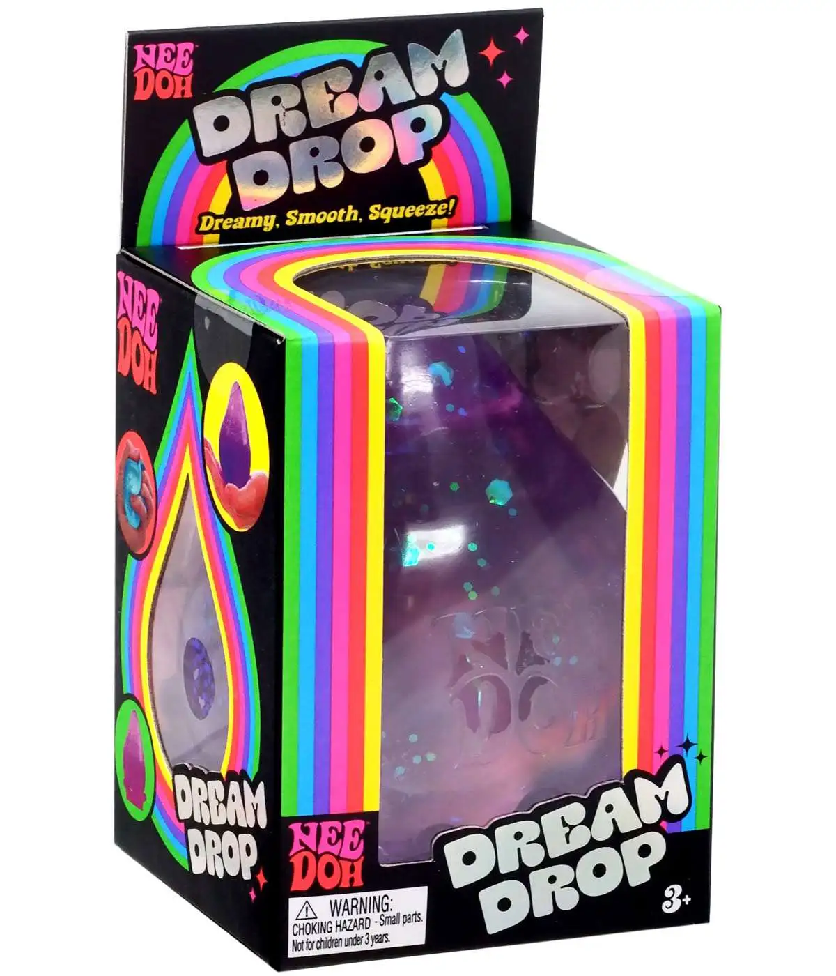 NeeDoh The Groovy Glob Dream Drop PURPLE Stress Ball