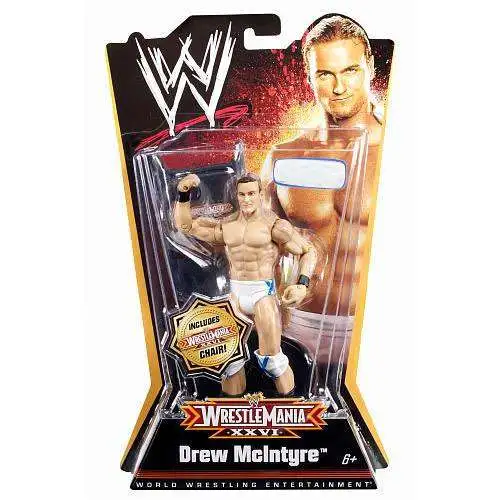 WWE Wrestling WrestleMania 26 Drew McIntyre Exclusive Action