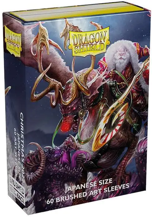 Dragon Shield Japanese Size Christmas 2022 Card Sleeves [Brushed Art]