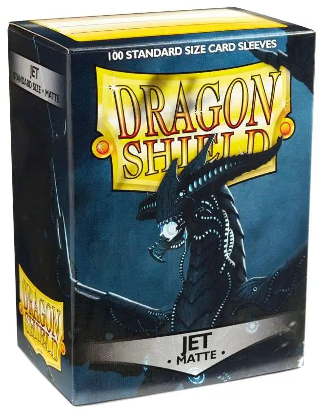 Dragon Shield Matte Jet Standard Card Sleeves [100 Count]