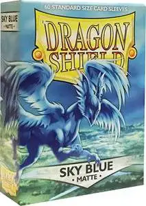 Dragon Shield Matte Sky Blue Standard Card Sleeves [60 Count]