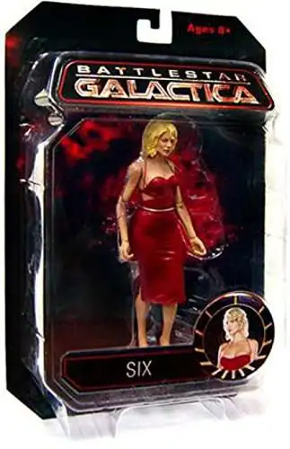 Battlestar Galactica Cylon Six Action Figure [Red Dress]