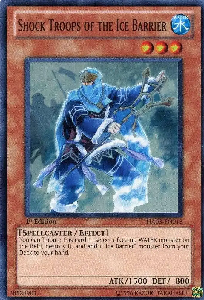 YuGiOh Duel Terminal 3 Single Card Normal Parallel Rare Shock Troops of the Ice Barrier DT03-EN025 - ToyWiz YuGiOh Duel Terminal 3 Single Card Normal Parallel Rare Shock Troops of the Ice Barrier DT03-EN025 - ToyWiz