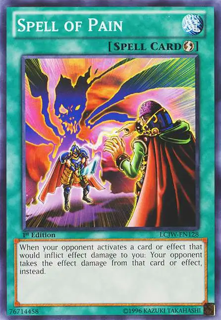 YuGiOh Duel Terminal 3 Normal Parallel Rare Spell of Pain DT03-EN045