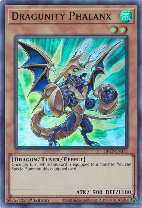 YuGiOh Duel Terminal 3 Rare Parallel Rare Dragunity Phalanx DT03-EN063