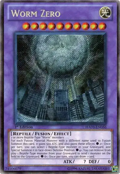 YuGiOh Duel Terminal 3 Single Card Super Parallel Rare Worm