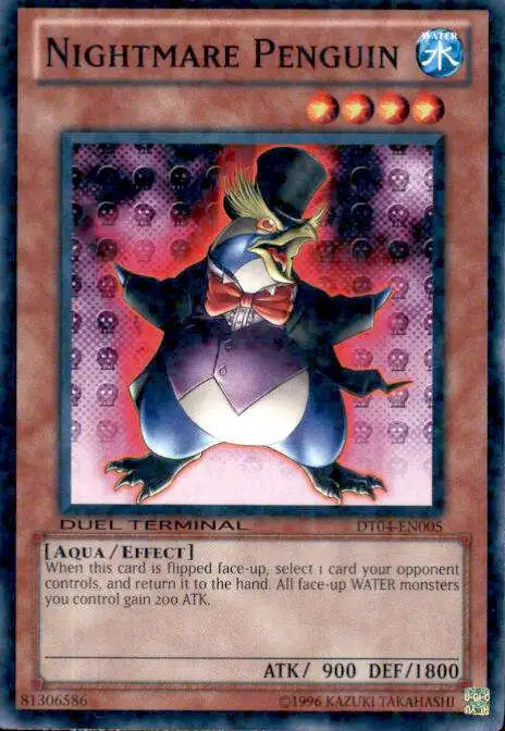 YuGiOh Duel Terminal 4 Duel Terminal Normal Parallel Rare Nightmare Penguin DT04-EN005