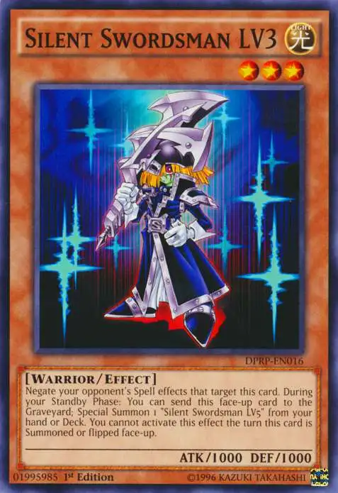 YuGiOh Duel Terminal 5 Single Card Normal Parallel Rare Silent Swordsman  LV3 DT05-EN009 - ToyWiz