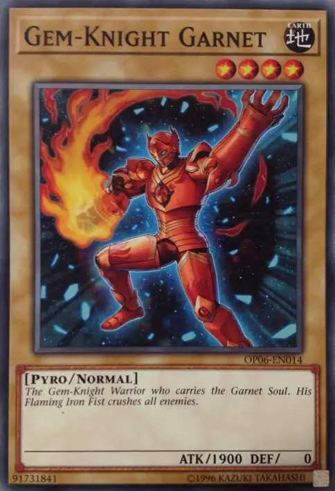 YuGiOh Duel Terminal 5 Normal Parallel Rare Gem-Knight Garnet DT05-EN016
