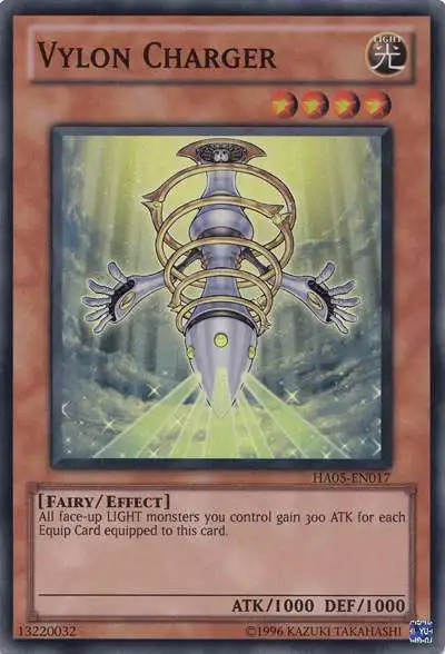 YuGiOh Duel Terminal 5 Normal Parallel Rare Vylon Charger DT05-EN032
