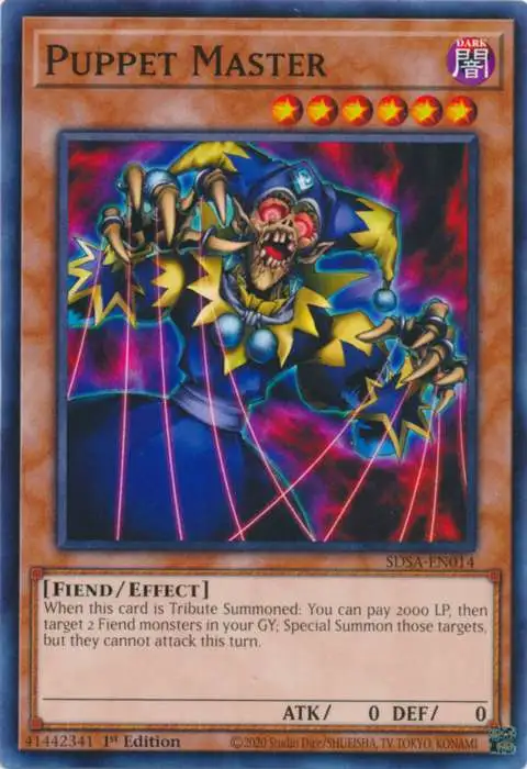 YuGiOh Duel Terminal 5 Normal Parallel Rare Puppet Master DT05-EN054