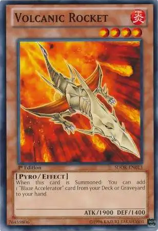 YuGiOh Duel Terminal 5 Normal Parallel Rare Volcanic Rocket DT05-EN059
