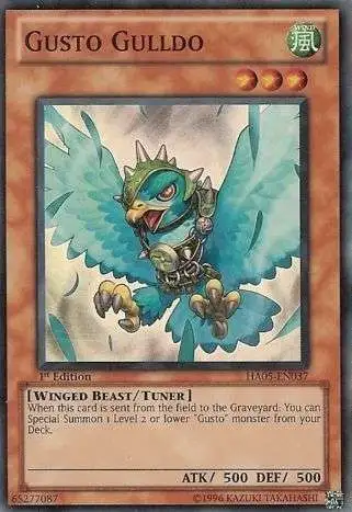 YuGiOh Duel Terminal 5 Normal Parallel Rare Gusto Gulldo DT05-EN070