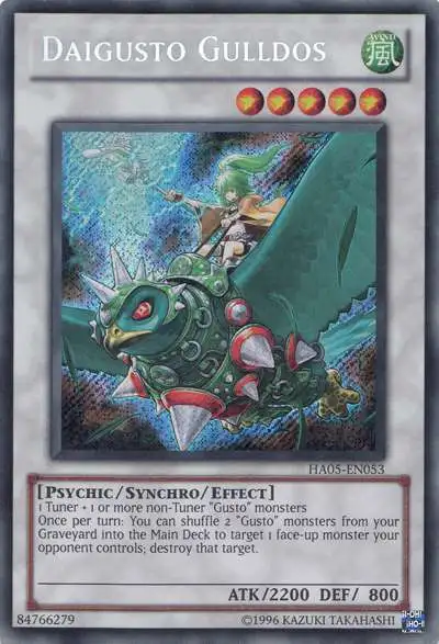 YuGiOh Duel Terminal 5 Single Card Super Parallel Rare Daigusto Gulldos  DT05-EN089 - ToyWiz