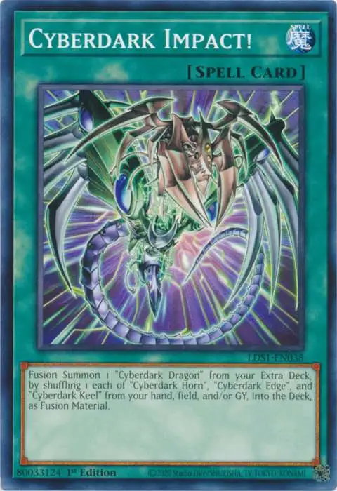 YuGiOh Duel Terminal 5 Normal Parallel Rare Cyberdark Impact! DT05-EN094