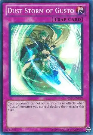 YuGiOh Duel Terminal 7 Normal Parallel Rare Dust Storm of Gusto DT07-EN049