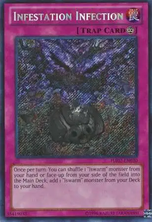 YuGiOh Duel Terminal 7 Normal Parallel Rare Infestation Infection DT07-EN050