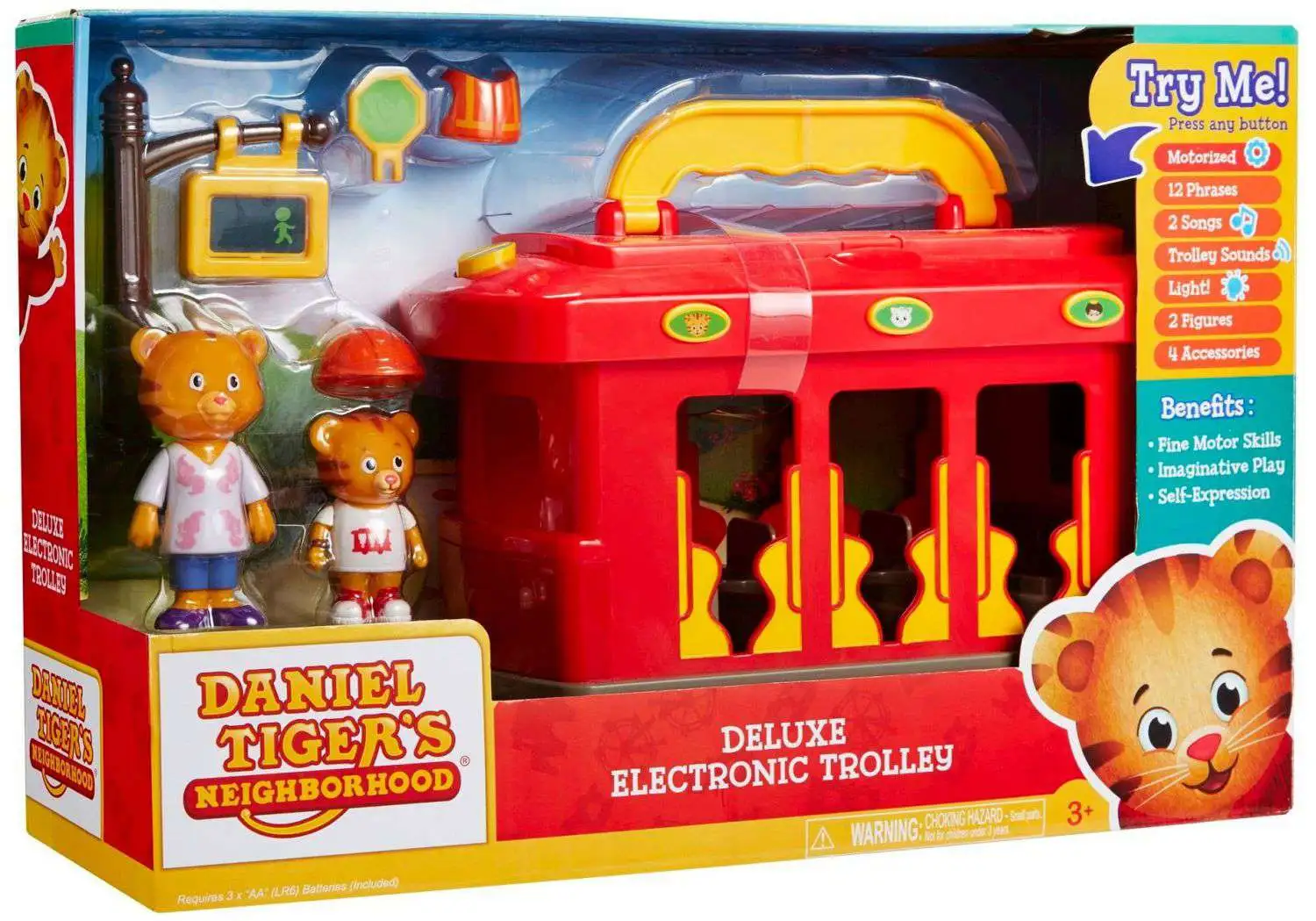 Daniel Tigers Neighborhood Deluxe Electronic Trolley Playset Jakks 