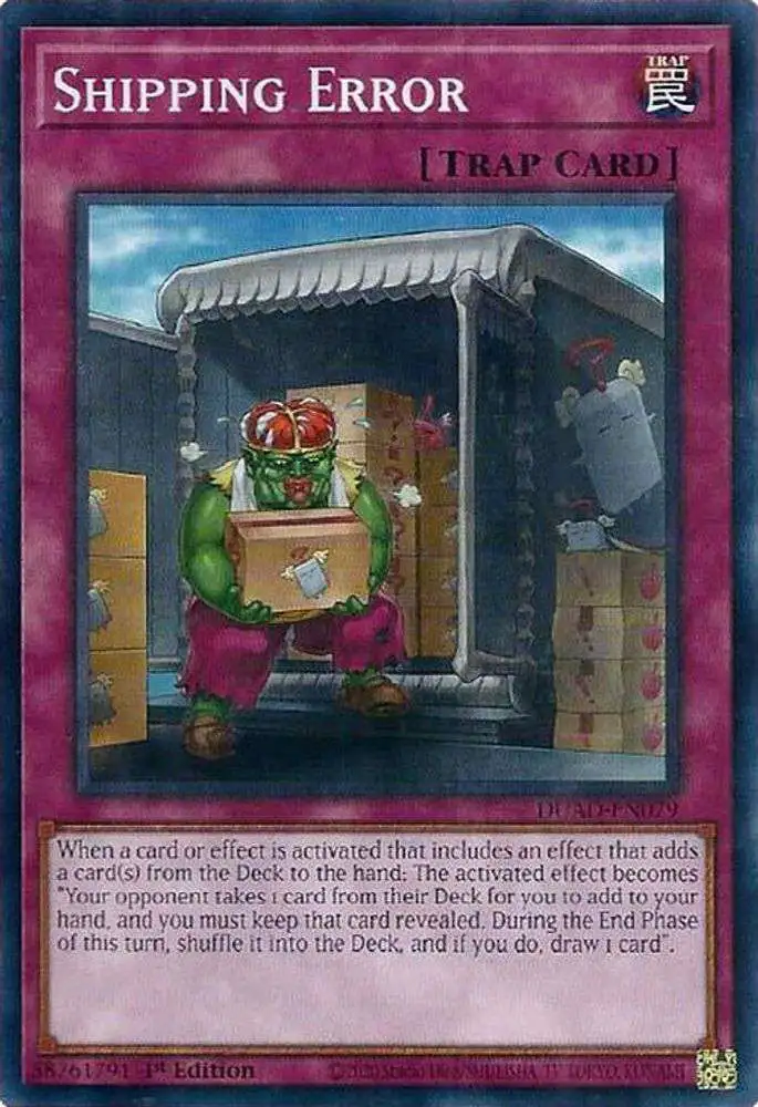 YuGiOh Trading Card Game Duelist's Advance Common Shipping Error DUAD-EN079