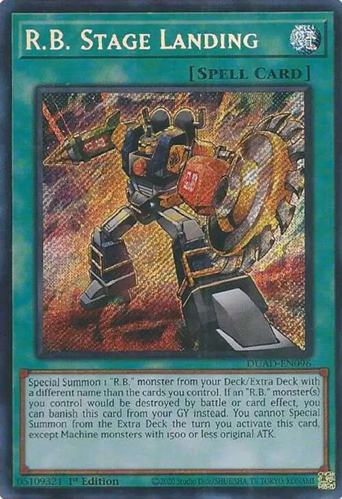 遊戯王 DUAD-EN096 R.B. Stage Landing (英語版 1st Edition スターライトレア) Duelist’s Advance YuGiOh Trading Card Game Duelists Advance Single Card
